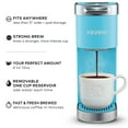 thumbnail image 3 of Keurig K-Mini Plus Single Serve K-Cup Pod Coffee Maker, Cool Aqua, 3 of 10