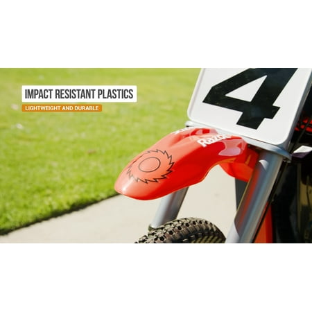 Razor - Dirt Rocket High-Torque Electric Motorcycle Dirt Bike - Red