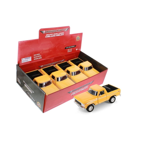 1978 Ford Bronco Open Top SUV, Orange - Showcasts 77373/4D - 1/24 Scale Diecast Model Car