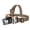 Silver, variant on dfutuy High Power LED Headlamp Super Bright Adult Motion Sensor Headlight Spotlight Rechargeable Outdoor Hunting Light Flashlight Portable Head lamp for Fishing Camping Hiking