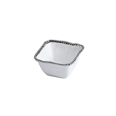 

Pampa Bay Pampa Bay Salerno Porcelain Square Snack Bowl White