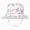thumbnail image 2 of CAUYDY Kids Sun Hat 1-5T Toddler Girls Bucket Hats UV Protection Summer Beach Hat for 6 9 12 18 Months Infant Baby Cute Wide Brim Fishing Hat (Sizes XL,Purple), 2 of 6