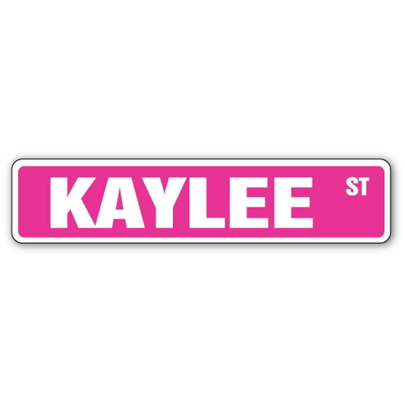 SignMission SS-KAYLEE 4 x 18 in. Kaylee Street Sign