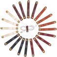 thumbnail image 1 of 20 correas de cuero para cables de 3,5 pulgadas, organizadores de cables, gestión de cables para cables USB y auriculares, correas largas de 5 colores., 1 of 8