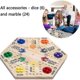 thumbnail image 4 of Juego de mesa Aggravation, tablero de juego pintado de doble cara para 4 y 6 jugadores, juego de mesa Fast Track, juegos de mesa de madera para toda la familia, para adultos, niños y familias., 4 of 4