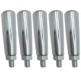 thumbnail image 1 of COMOK 5pcs M8 Male Thread Metal Revolving Handle Grip for Milling Machine Silver Tone, 1 of 4