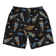thumbnail image 5 of Wukai Space Rocket Print Beach Trunks with Compression Liner Swimsuit Quick Dry Beach Sports Shorts with Pocket-XX-Large, 5 of 8