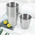 thumbnail image 2 of 15 Pcs Stainless Steel Shot Glasses Drinking Vessel,30 ml(1oz)Camping Travel Coffee Tea Cup,for Whiskey Tequila Liquor, 2 of 6