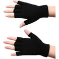 thumbnail image 2 of 4 Pairs Winter Half Finger Gloves Knitted Fingerless Mittens Warm Stretchy Gloves for Men and Women, 2 of 7