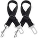 thumbnail image 1 of Negro - Paquete de 2 cinturones de seguridad ajustables Ripstop para perros, cinturón de seguridad universal para perros, 1 of 5
