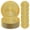 Gold, variant on PWTOOL 100-Pack Silver Charger Plates, 13" Round Plastic Trays for Weddings, Baby Showers, Catering, Fluted Edge Design Table Decor