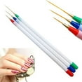 thumbnail image 2 of UDIYO 3 Pcs/Set Nail Art Fine Liner Design Detail Decor Painting Drawing DIY Pen Brush, 2 of 7