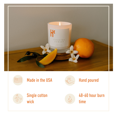 thumbnail image 4 of Hillside Candle Coastal Sunset Single Wick Soy Candles, Luxury Scented Candles for Home - Up to 60 Hour Burn Time, Cruelty-Free Soy Wax Blend - Bergamot Fragrance, Notes of Pomelo & Orange (9 oz), 4 of 8