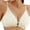 White, variant on Jelly Bras For Women Front Closure Bra Womens Metal Clasp Wireless Racerback Comfort Bralette Yellow M-3Xl