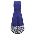 thumbnail image 4 of Mefallenssiah Robe à Col Rond pour Femme Robe d'Été Aguichant Sans Manches en Dentelle et Maille Élégante Jupe Sirène en Dentelle pour Femme, 4 of 9