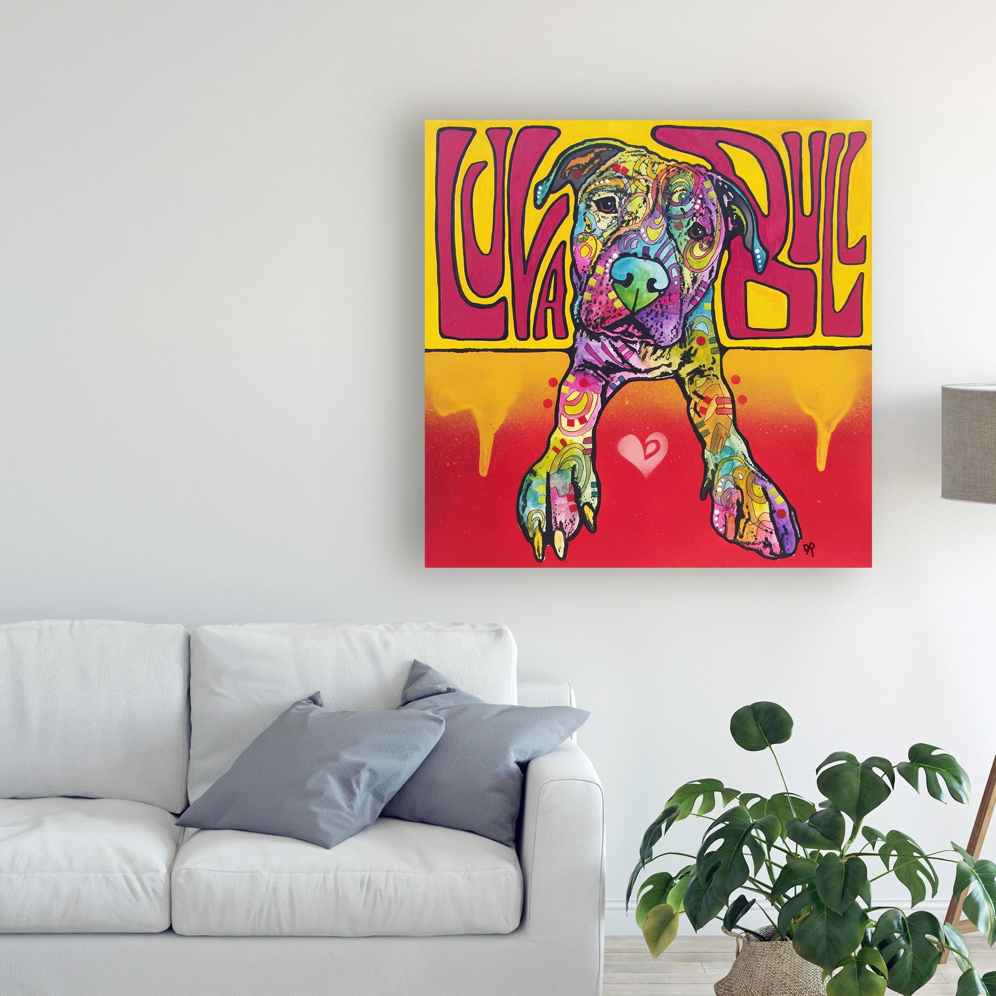 Trademark Fine Art 'Luva Bull' Canvas Art by Dean Russo