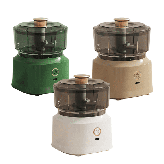 Mini Food Processor Chopper with Meat Grinder & Veggie Chopper – Rechargeable Cordless Electric Garlic Chopper, Copper Motor, One‑Touch Operation, Easy Clean, Compact Kitchen Tool