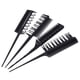 thumbnail image 3 of 4 piezas de peine profesional para peinar el cabello, herramienta para teñir el cabello, peine para resaltar (negro), 3 of 3