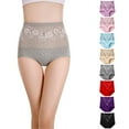 thumbnail image 2 of Xmarks Women Underwear High Waist Cotton Briefs Ladies Panties Tummy Control Panty Full Coverage Pack of 4, 160-187LBS, 2 of 9