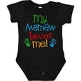 thumbnail image 3 of Inktastic My Memaw Loves Me Boys or Girls Baby Bodysuit, 3 of 5