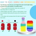 thumbnail image 2 of Juguete sensorial Push Bubble Pop Fidget HUOGUO Autism Kids, 2 unidades, 2 of 5
