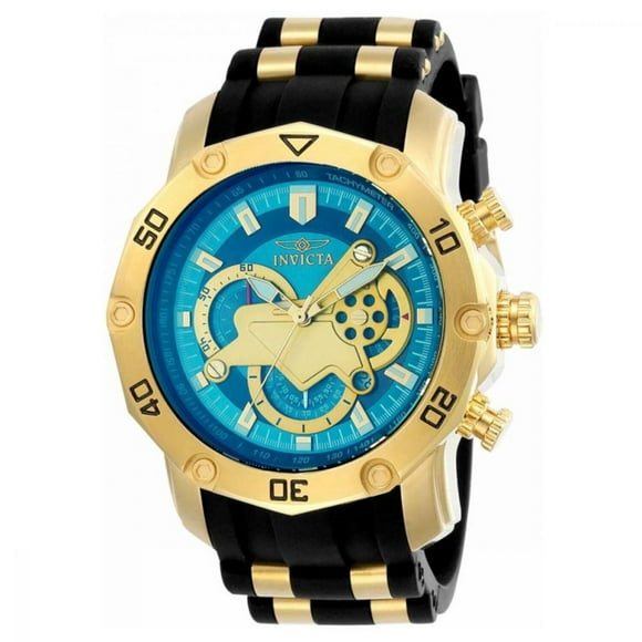 Invicta Men's Pro Diver 23426 Gold Silicone Quartz Dress Watch