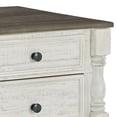 thumbnail image 2 of 46 Inch Rectangular Lift Top Coffee Table Faux Drawer Front White Brown - Saltoro Sherpi, 2 of 5
