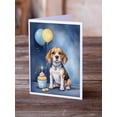 thumbnail image 2 of Carolines Treasures DAC7950GCA7P 5 x 7 in. French Bulldog Happy Birthday Greeting Cards - Pack of 8, 2 of 3