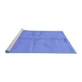 thumbnail image 2 of Ahgly Company Machine Washable Indoor Rectangle Abstract Blue Modern Area Rugs, 4' x 6', 2 of 4