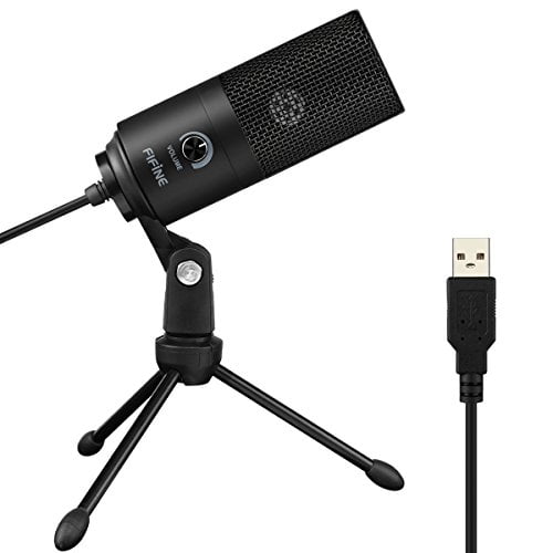 USB Microphone,FIFINE Condenser Recording for Laptop MAC or Windows Cardioid Studio Recording Vocals, Voice Overs,Streaming Broadcast and YouTube Videos-K669B - Walmart.com