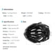 thumbnail image 4 of SAYOO Casco de bicicleta masculino y femenino, casco de bicicleta de carretera MTB de la serie Bat SAYOO  moda, 4 of 9
