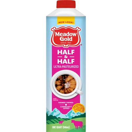 Meadow Gold Half & Half, Quart