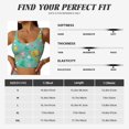 thumbnail image 5 of Sikiie Happy Summer Print Strappy Sports Bra for Women Padded Push Up Sports Bra Athletic Running Sports Bra Workout Bra Yoga Bra, 5 of 5