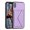 Purple, variant on for iPhone X/XS Slim Case with Card Holders and Strap for Women, iPhone X/XS Phone Case Wallet PU Leather Kickstand RFID Blocking Flip Shockproof Wallet Case - Black