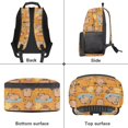 thumbnail image 6 of Aplkyhs Capybara School Backpack for Students Age 6-18 Ergonomic Padded Adjustable Shoulder Straps Large Capacity Water Resistant Bookbag for Elementary Middle High School Daily Use, 6 of 7