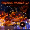 thumbnail image 2 of 24 Pack LED Fairy Lights Battery Operated String Lights Waterproof Silver Wire 7 Feet 20 LED Firefly Starry Moon Lights for DIY Wedding Party Bedroom Patio Christmas (Orange, 24 Pack), 2 of 16