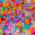 thumbnail image 1 of Pony Beads Sistenia con purpurina acrílica de 9 mm, 1000 unidades, más de 1000 unidades, para manual, 1 of 7