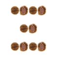 thumbnail image 1 of Seitruly Up Wraps pelo sintético fácil de usar con estilo peinados Afro extensión Afro Bun para cabello Natural Q9 6H27 Type2 NO2, 1 of 6