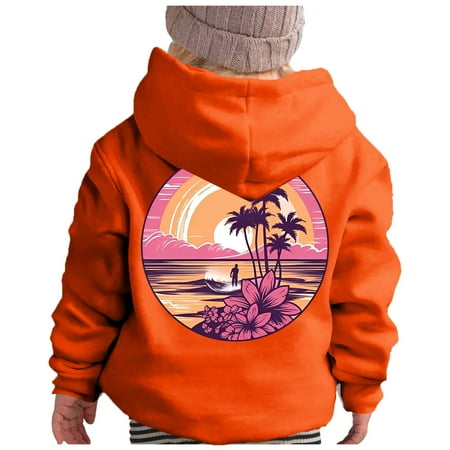 

Kids Hoodie for Boys Loose Cute Print Pullover Sweatshirt Cute Hoodie for Teen Girls Outerwear Hoodie Girls Fashion Clothes 2-3 Years