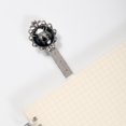 thumbnail image 2 of Rhinoceros Vintage Silver Lace-Edged Bookmark: a Gift for Readers and Book Lovers, 2 of 5