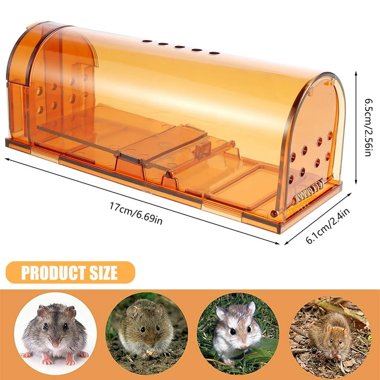 Humane Mouse Traps Indoor for Home - No Kill Mouse Traps