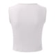 thumbnail image 5 of Playeras,Blusas y Tops,Ropa para Mujer Mujeres Negro Tank Top Camiseta ajustada de manga larga con escote en V profundo para mujer, camisetas sexys, túnicas (White, XL), 5 of 6