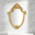 thumbnail image 7 of XIBUFE 2026 New Decorative Wall Mirror Antique Ornate Baroque Mirror Resin Bathroom Vanity Mirrors for Apartment Living Room Hallway Bedroom Home Decoration for Dressing Room,Entryway,Studio, 7 of 7