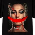 thumbnail image 2 of Smile Movie Poster Graphic Adult Black Short Sleeve Tee-Medium, 2 of 3