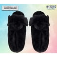 thumbnail image 3 of Silver Lilly Black Lab Dog Slippers - Animal Slippers Novelty House Shoe (Black, Large), 3 of 6