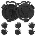 thumbnail image 4 of Visor Clips Cycling Helmet Shield Lock 4 Pairs Black 4.14x4.14x1.00cm Plastic Easy Installation Performance, 4 of 5