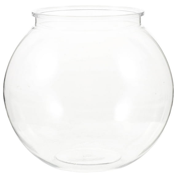 Unbranded Portable Fish Bowl Tank for Home Use Transparent Plastic Small Fish Tank 6.7x4.7 Inches