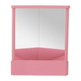 thumbnail image 1 of Milaget Miroir Non Inversable Usage Polyvalent Miroir Inversé pour Commode Chambre Table Rose, 1 of 9