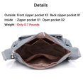 thumbnail image 5 of MINTEGRA Bolso bandolera para mujer de nailon impermeable, bolso de hombro, bolso de mensajero, bolsos ligeros, 5 of 5