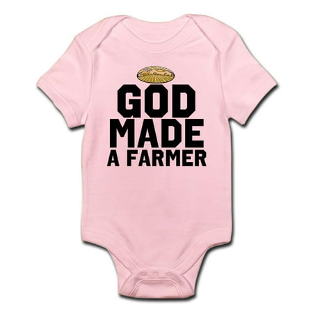 

CafePress - God Made A Farmer Body Suit - Baby Light Bodysuit